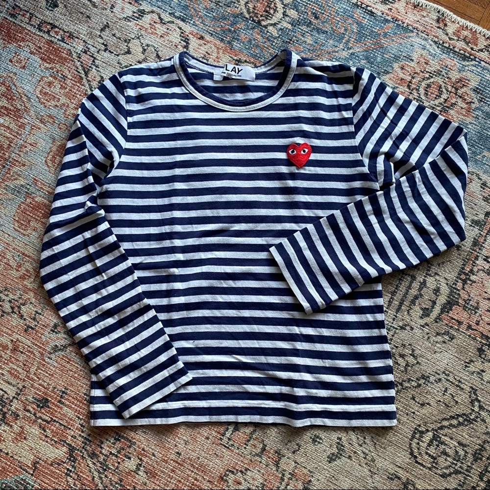 Striped long sleeve shirt